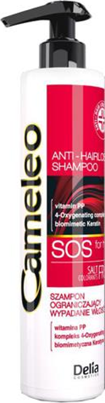 Delia Cameleo Anti Hair Loss Sos Tuzsuz Oxygen Keratin Şampuan 250 ml