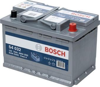 Bosch 12V 74 Ah Amper Akü 680 En (Standart 72 Amper Ebatında) 