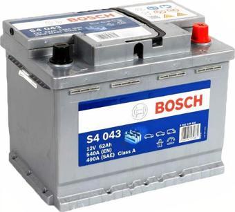 Bosch S4 043 Silver 12 V 62 Ah 540Cca Akü 