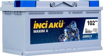 İnci Maxim A Gorilla 12 V 102 Ah 930Cca Akü