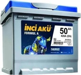 İnci Akü İnci Formul A Taurus 12 V 50 Ah 420 A (En) Akü