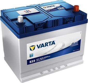Varta Akü 12V 70 Ah Amper E23 630A Blue Dynamic