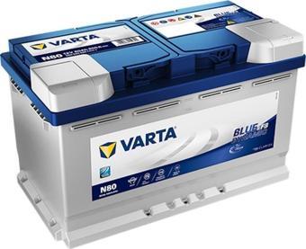 Varta Blue Dynamic N80 Start-Stop Efb 12 V 80 Ah 800 A(En) Akü