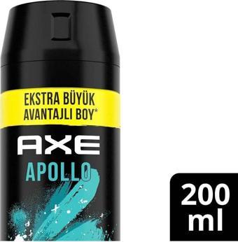 Axe Apollo Deodorant 200 Ml 48 Saat Etkileyici Koku