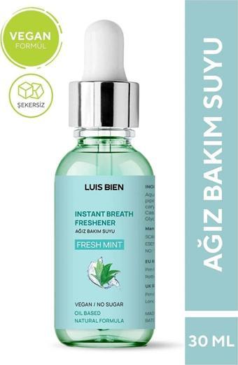 Luis Bien Nane Aromalı Vegan Ağız Bakım Suyu-ağız Kokusu Önleyici Damla 30 ml