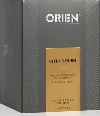 Orien Citrus Rush EDP Erkek Parfüm 100 Ml