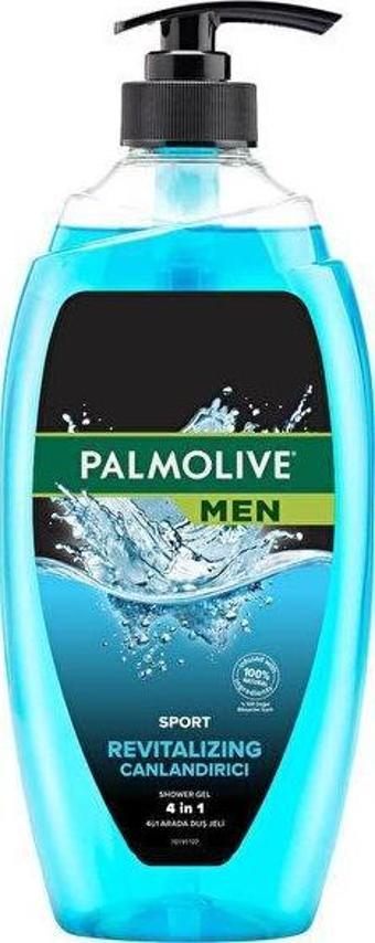 Palmolive Men Sport 4 ü 1 Arada Duş Jeli ve Şampuan 750 Ml Revitalizing Canlandırıcı