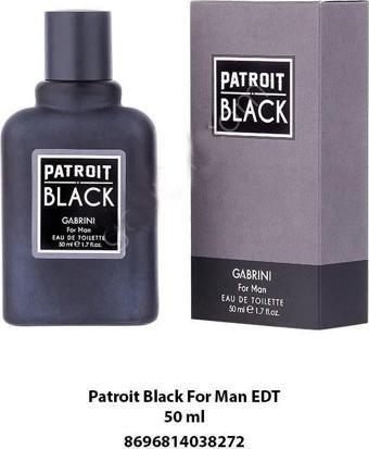 Gabrini Patroit Black For Man EDT 50 Ml b code