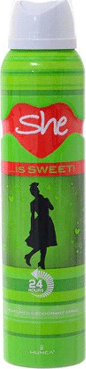 She Sweet Deodorant Sweet 150 ml  + 50ml Bayan Spray