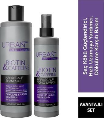 Urban Care Biotin & Kafein Saç Kökü Güçlendirici Şampuan 350 Ml + 200 Ml Sprey Tonik