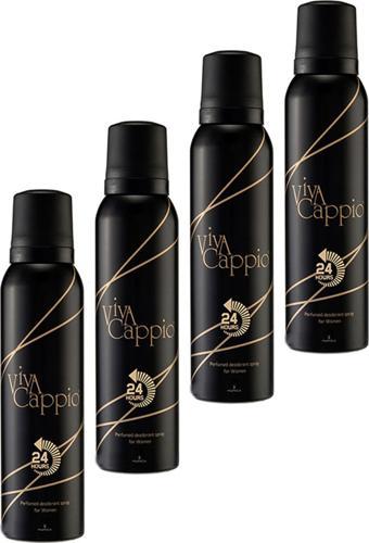 4 Adet Viva Cappio Classic Bayan Deodorant Sprey 150 Ml