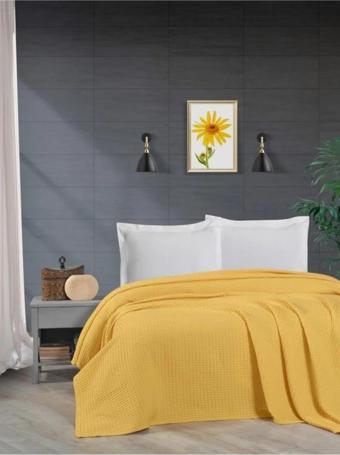 Havuzlu Pike %100 Pamuk Kalın İplik Ev Dekorasyonu Tek Kişilik 170x240