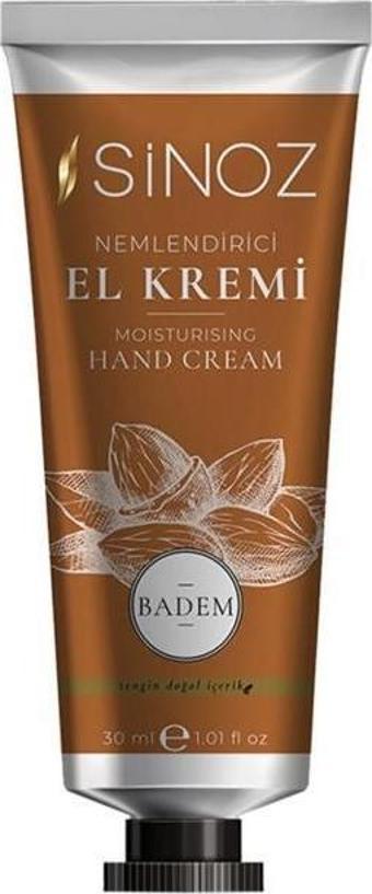 Sinoz Nemlendirici Badem 30 ml El Kremi