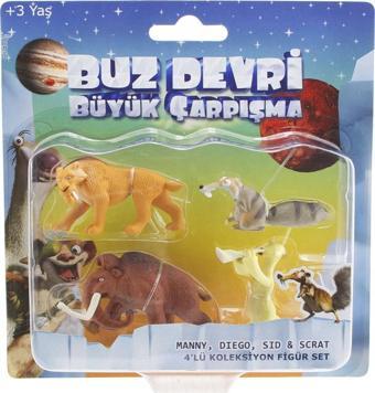 Ice Age - Buz Devri 5 Büyük Çarpışma 4’lü Koleksiyon Set Model 2