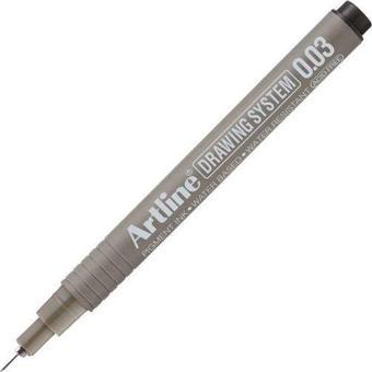 Artline Drawing System 0.03 Çizim Kalemi Uç 003 mm Siyah