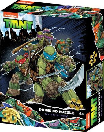 Prime 3D - Ninja Kaplumbağalar 500 Parça Yetişkin Puzzle 32721