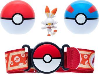 Pokemon Clip 'N' Go Pokeball Kemer ve Figür Seti PKW3158