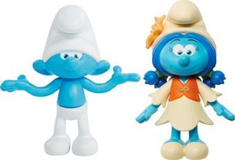 Şirinler Kayıp Köy Sakar Şirin & Smurflily Figür Set