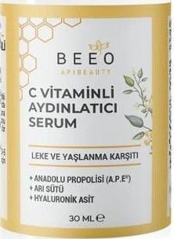 Bee'o C Vitaminli Aydınlatıcı Serum Leke ve Yaşlanma Karşıtı 30 ml