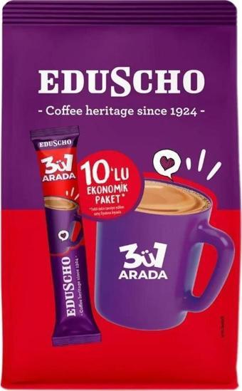 Eduscho 3ü 1 Arada 17,5g x 10lu Paket(12)