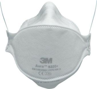 3M ™ Aura™9320+ Ffp2 Ultra Solunum Koruyucu 10Adet Maske