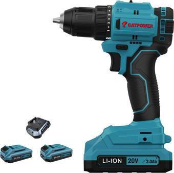 Catpower 4213 Li-İon Çift Akülü Darbeli Vidalama 20V 2 Ah