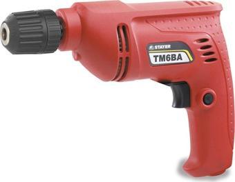 Stayer Tm6Ba 400 W Darbesiz Matkap 6 Mm Kırmızı - 2 Yıl Garantili