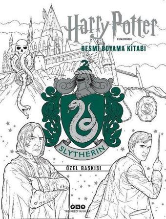 Harry Potter Filmlerinden Resmi Boyama Kitabı - Slytherin Özel Baskısı - Kolektif  - Yapı Kredi Yayınları