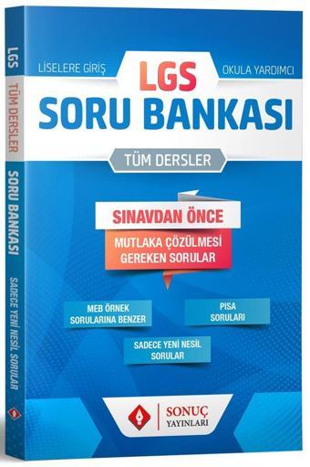 Sonuç LGS Tüm Dersler Soru Bankası Sonuç Yayınları - Sonuç Yayınları