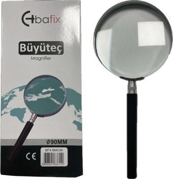 Bafix Büyüteç Cam Metal Çerçeveli 90 MM Büyüteç