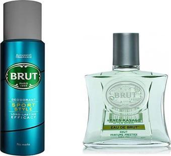 Brut Eau De Brut After Shave 100 Ml+ 200 Ml Sport Style Deodorant