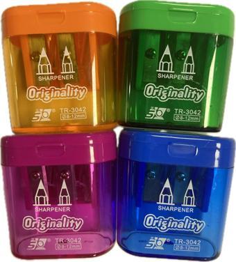 Bafix Originality Kalemtıraş Çift Hazneli Tr-3042 (24 Lü Paket)