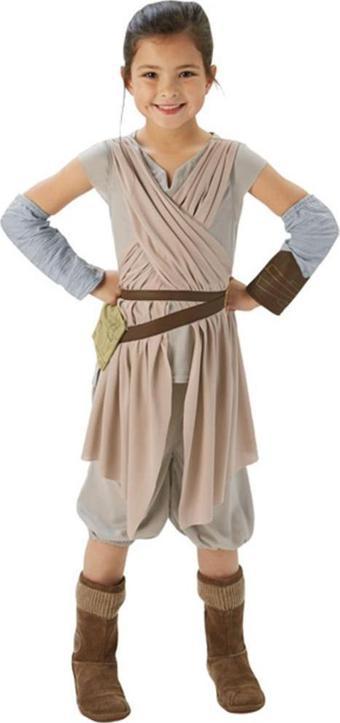 Star Wars Episode 7 Rey Kostüm Lüks  5-6 Yaş