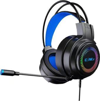 Claw's Noiseee v1 RGB Spectrum 7.1 Surround AI ile Gürültü Engelleyici Gaming Oyuncu Kulaklığı Siyah