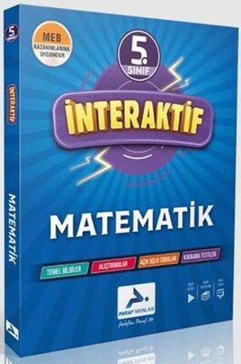 Paraf Yayınları 5. Sınıf Matematik İnteraktif Soru Bankası - PRF Paraf Yayınları