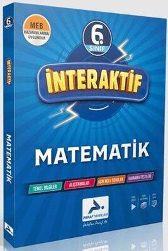 Paraf Yayınları 6. Sınıf Matematik İnteraktif Soru Bankası - PRF Paraf Yayınları