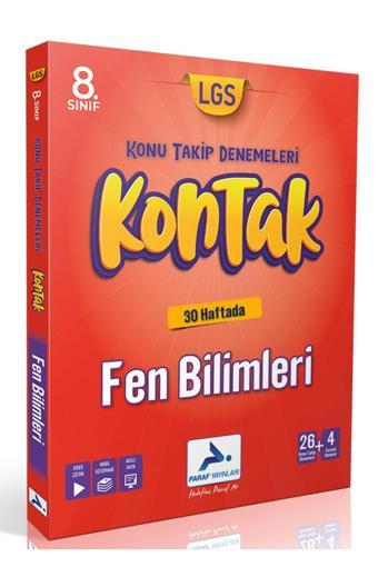 Paraf Yayınları 8. Sınıf Fen Bilimleri 30 Lu Kontak Deneme - PRF Paraf Yayınları