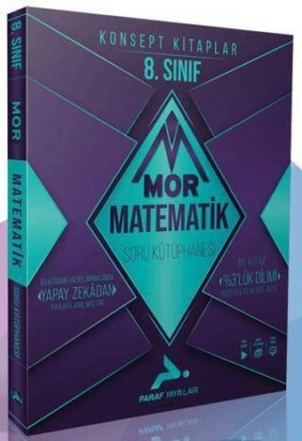 Paraf Yayınları 8. Sınıf Matematik Mor Soru Kütüphanesi  - PRF Paraf Yayınları