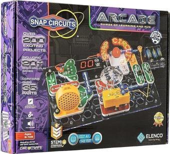 Snap Circuits “Arcade”, Elektronik Keşif Seti, 8+ Yaş İçin STEM Aktiviteleri