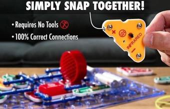 Snap Circuits LIGHT Elektronik  Set 8+ Yaş Çocuklar İçin STEM Eğitim Kiti