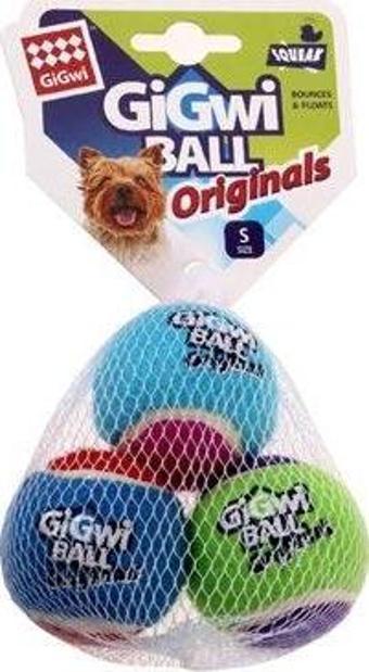 6119 Gigwi Ball Tenis Topu 3'lü 5 cm Köpek Oyun.