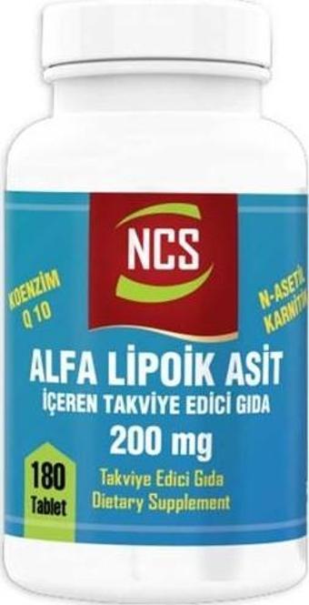 Ncs Alfa Lipoik Coenzim 200 Mg 180 Tablet