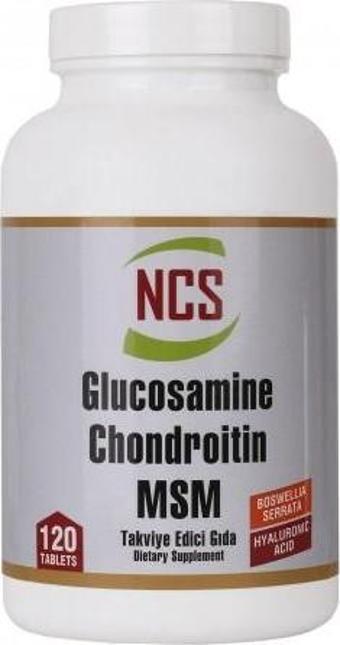 Ncs Glucosamine Chondroitin MSM Hyaluronic Acid Boswellia 120 Tablet