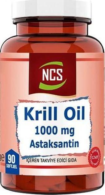 Ncs Krill Oil 1000 Mg Astaksantin 2 Mg 90 Softgel