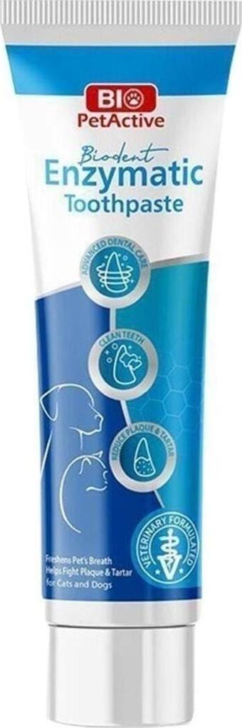 Biopet Biodent Enzymatic Toothpaste Kedi Ve Köpekler Için Diş Macunu 100 Ml