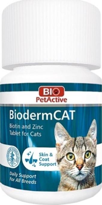 Biopet Biodermcat Kediler Için Çinko Ve Biotin