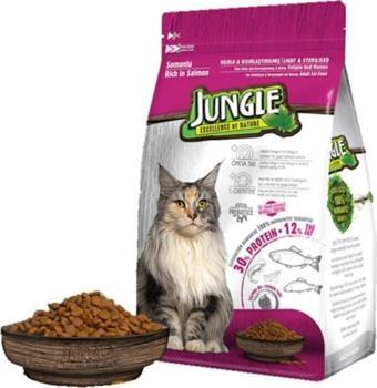 Jungle Kısırlaştırılmış Somonlu Yetişkin Kedi Maması 1.5 Kg