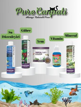 PureCanpati Su Düzenleyici,Yem,Gübre,Vitamin ve Mineral Seti