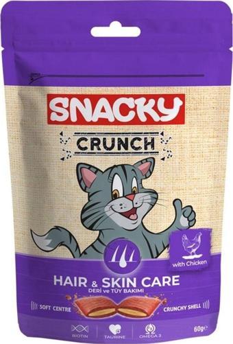 Snacky Kedi Crunch Ödül Mama -hair-skin Tavuklu 1adet