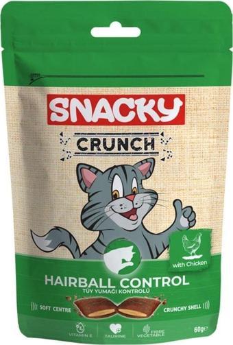 Snacky Neo Pet Market Kedi Crunch Ödül Hairball Tüy Yumağı Kontrolü Tavuklu 60 Gr.